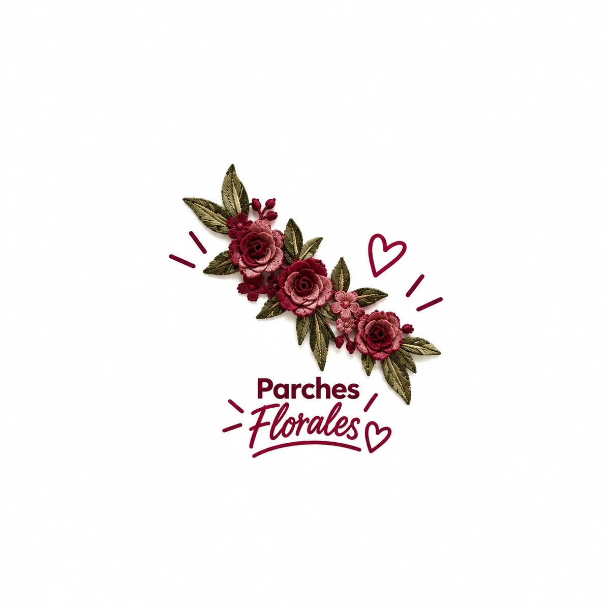 Parche Flores Macrame