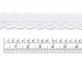 Broderie blanco  2 cm paquete de 150 yardas BP6
