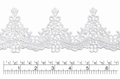 Macramé Corona Real blanco(pieza 10 Yardas) MSB41