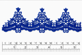 Macramé Corona Real Azul (pieza 10 Yardas) MSB43
