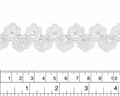 Macrame ZIC ZAC con lentejuela  Blanco  (X pieza 15 Yardas) MCB28