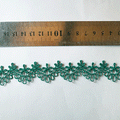 Macrame flor corona Verde (X METRO)