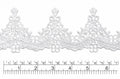 Macramé Corona Real blanco(pieza 10 Yardas) MSB41