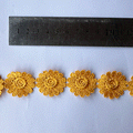 Macrame maravilla Amarillo 3cm ancho (X METRO)