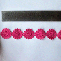Macrame maravilla Fucsia 3cm ancho (X METRO)