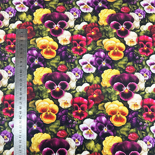 Tela sofia elasticada 01 pensamientos multicolor