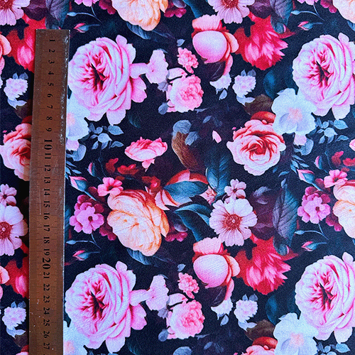 Biestrech floreado 08 negro