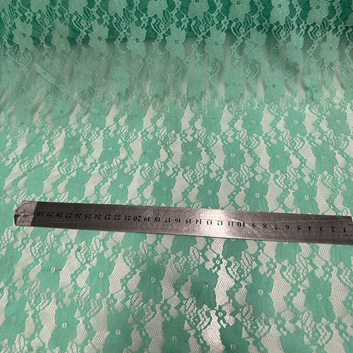 Encaje elasticado turqueza