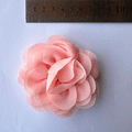 Flor de tela poliester Damasco (X UNIDAD)