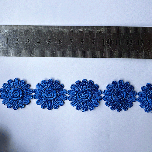 Macrame maravilla Azul rey 3cm ancho (X METRO)