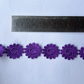Macrame maravilla morado 3cm ancho (X METRO)