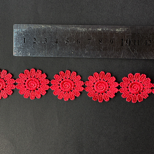 Macrame maravilla rojo 3cm ancho (X METRO)