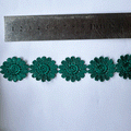 Macrame maravilla verde 3cm ancho (X METRO)