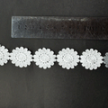 Macrame maravilla blanco 3cm ancho (X METRO)